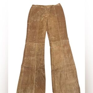 Wilsons Leather Maxima Suede Pants Women’s Size  12 Brown Western Moto Vintage